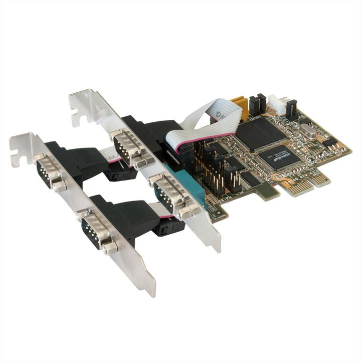 Produktbild Exsys PCIe 4S Seriell RS-232 Karte