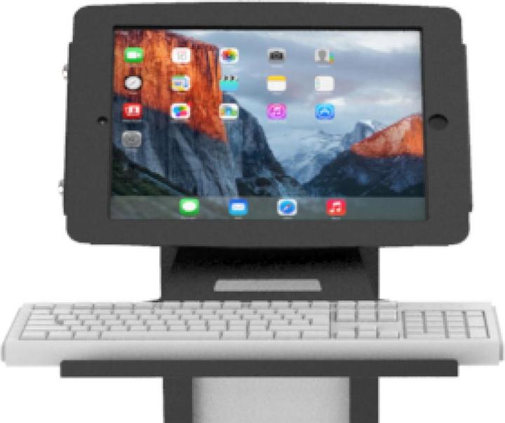 Actual product image Maclocks Universal Keyboard Tray - Kiosk Keyboard Shelf - Black