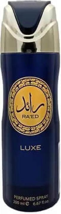 Lattafa Perfumes Lattafa Ra'ed Luxe Perfumed Deodorant Spray 6.7 Ounce Unisex (Spray, 6.70 ml)