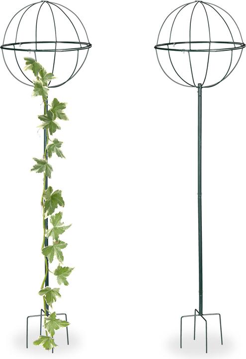 Actual product image Relaxdays Globe Trellis Set of 2 (40 cm, 40 cm)