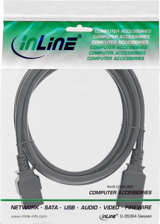 Produktbild InLine Kaltgeräteverlängerung 16A (2 m)