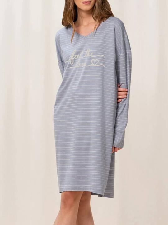 Produktbild Triumph Nachthemd Casual Bequem sitzend Nightdresses NDK LSL 10 CO/MD (38)