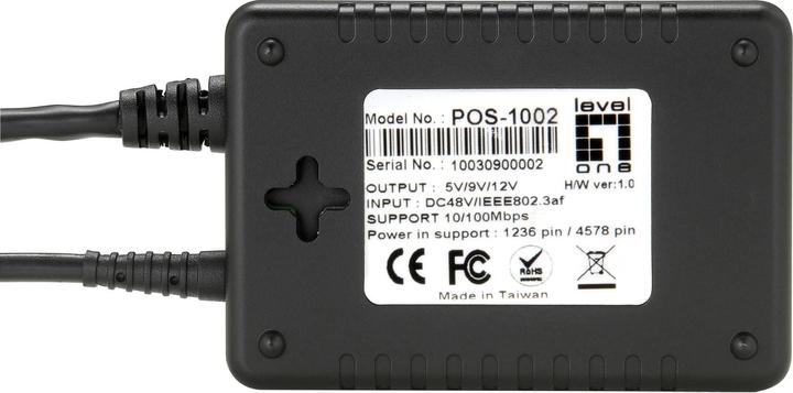 Produktbild LevelOne Pos-1002 (PoE Splitter)
