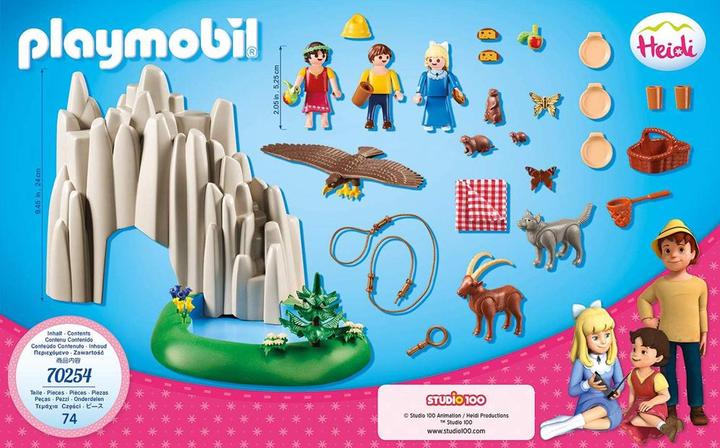 Produktbild Playmobil Am Kristallsee mit Heidi, Peter und Clara (70254, Playmobil Heidi)