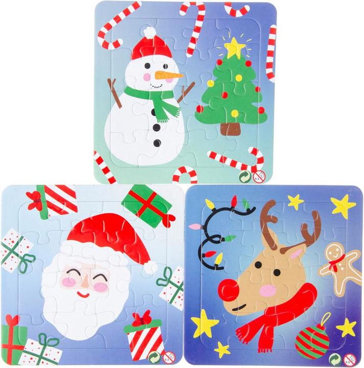 LG-Imports Puzzle di Natale, 16 pezzi.