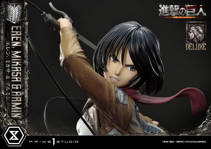 Produktbild Prime 1 Studio Attack on Titan Ultimate Premium Masterline Statue Eren, Mikasa, & Armin Deluxe Bonus Version 72 cm