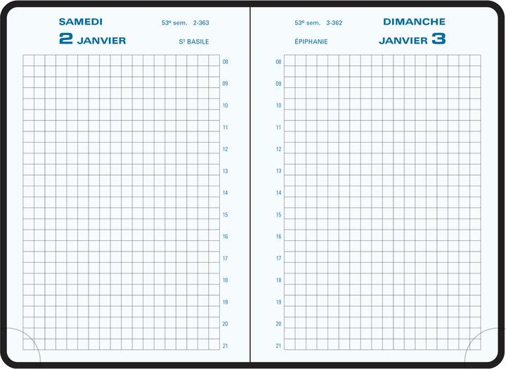 Actual product image Exacompta Agenda de poche Plastique 2023, assorti