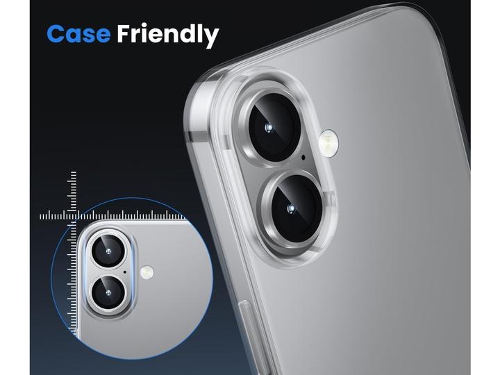 Produktbild Screenguard Camera Lens Protector Schutzglas Apple iPhone 16 Plus (1 Stück, Apple iPhone 16 Plus)