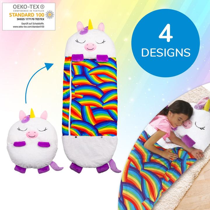 Actual product image Happy Nappers Nappers Cat pink | Large 6-12 years | Play - cuddle - sleep | Children's sleeping bag (137 cm)