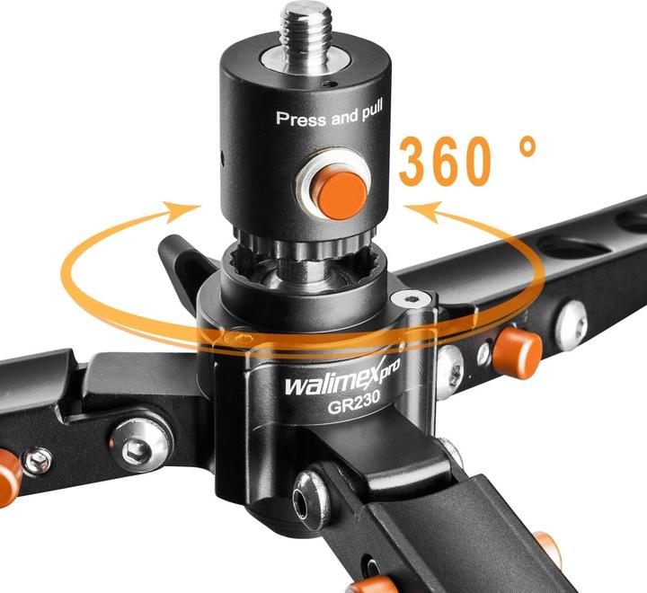 Produktbild Walimex pro pro Ground Rocker GR230 Bodenstativ und Standspinne (Metall, Kunststoff)