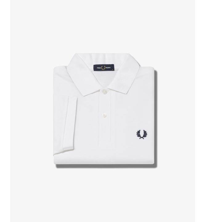 Actual product image Fred Perry Plain Polo Shirt white (XL)
