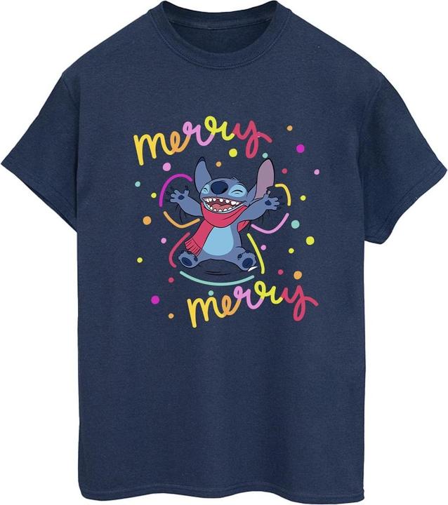 Disney Lilo & Stitch Merry Rainbow TShirt (L)