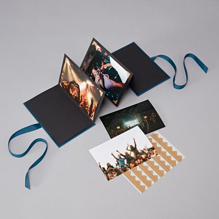 Productafbeelding Semikolon Fotoalbum Leporello Classico Blauw (10 x 15 cm, 9 x 13 cm)
