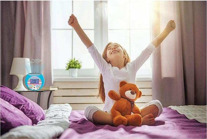 Productafbeelding Lexibook Unicorn Projector Radio Alarm Clock (RL975UNI)