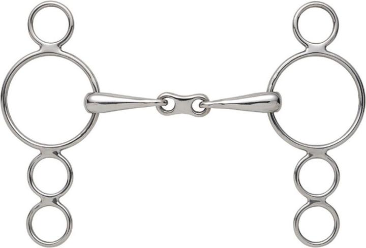 Actual product image Shires French LinkTrense 3RingTrense double broken