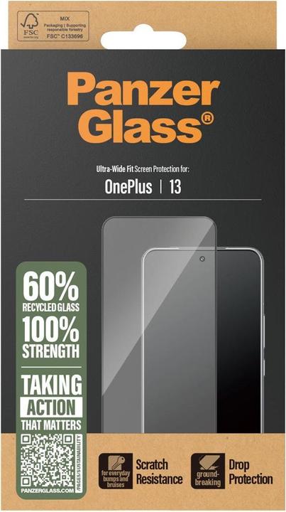 Actual product image PanzerGlass Ultra-Wide Fit Protector (1 Piece, OnePlus 13)