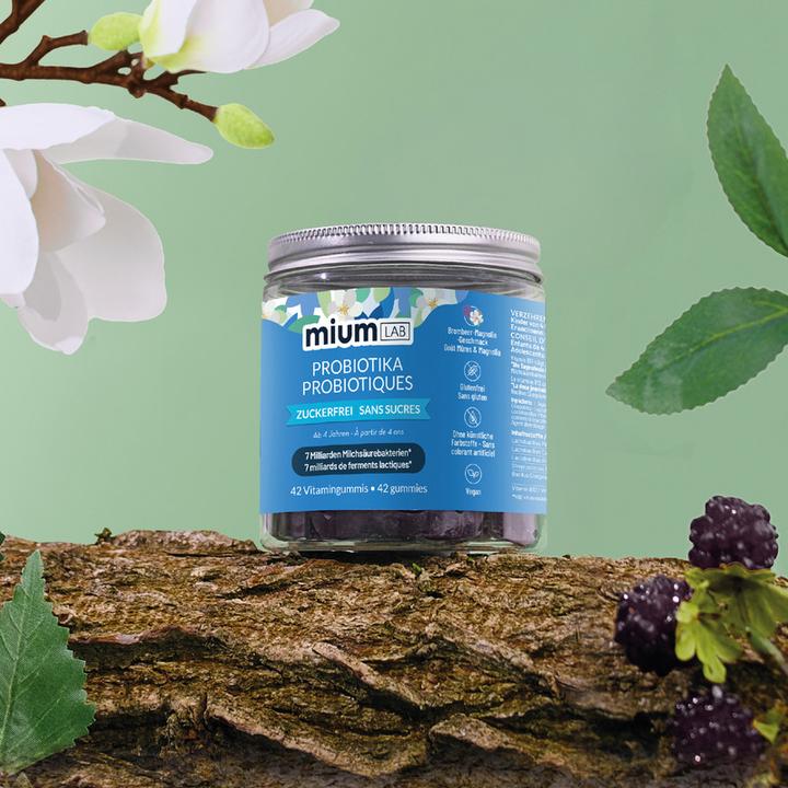 Actual product image Mium Lab Vitamingummis Probiotika (42 Piece, Gummies)