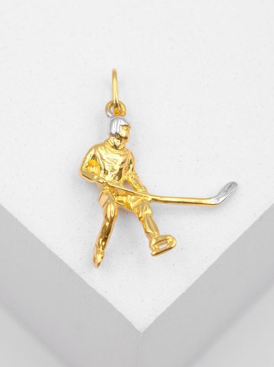 Image du produit Muau Hockey sur glace (750, Or jaune 18 carats, Or blanc)
