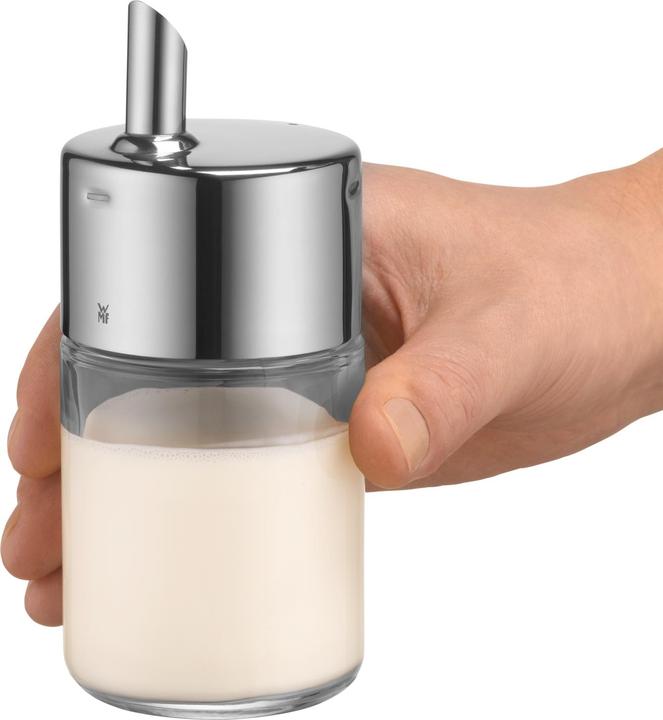 Produktbild WMF Milchkännchen Sahnekännchen Sahnedosierer mit Deckel 240 ml Barista Glas (0.24 l)