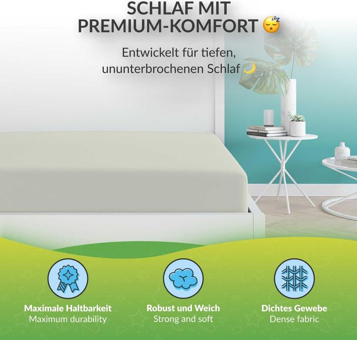 Actual product image Etérea Microfibre Jersey Fitted Sheet (90 x 200 cm, 100 x 200 cm)