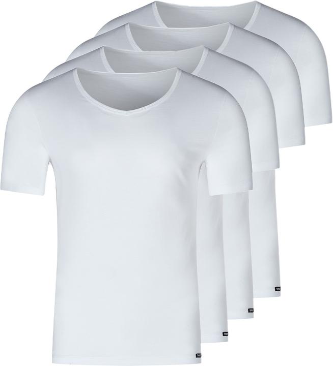Image du produit Skiny Lot de 4 Maillot de corps / Chemise à manches courtes Maillot de corps / Chemise à manches courtes (L)