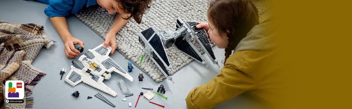 Image du produit LEGO Mandalorian Fang Fighter vs. Tie Interceptor (75348, LEGO Star Wars)