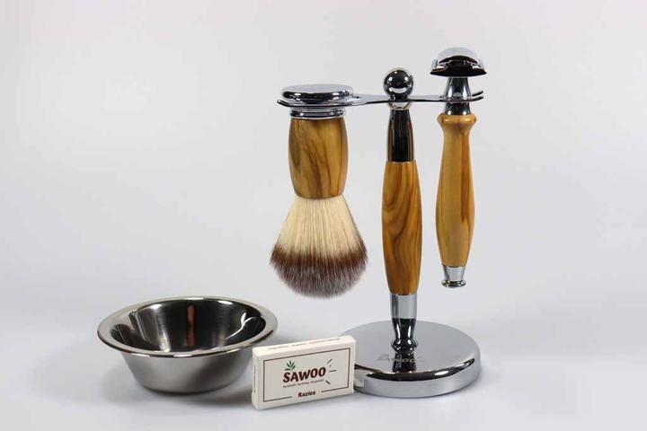 Produktbild Sawoo Rasierset Woolive 5tlg.