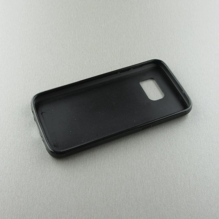Image du produit PhoneLook Coque Silicone rigide noir Winter 22 Northern Lights (Samsung Galaxy S7)