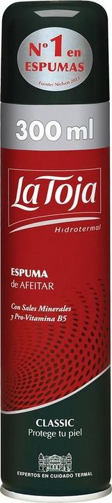 La Toja HIDROTERMAL espuma afeitar classic spray 250+50 ml (300 ml, Rasiergel)