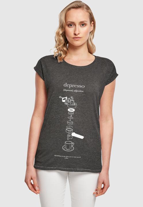 Image du produit Mister Tee MisterTee Ladies Depresso Extended Shoulder Tee - 174691 (M)