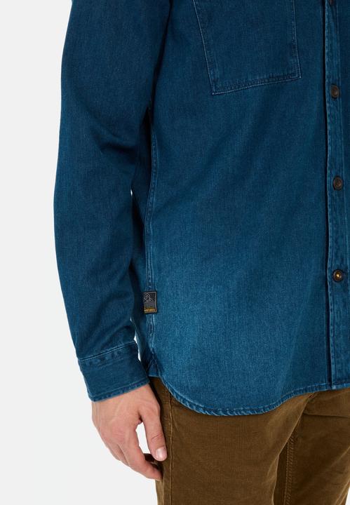 Image du produit Camel Active Chemise à manches longues en coton de coupe régulière (M)