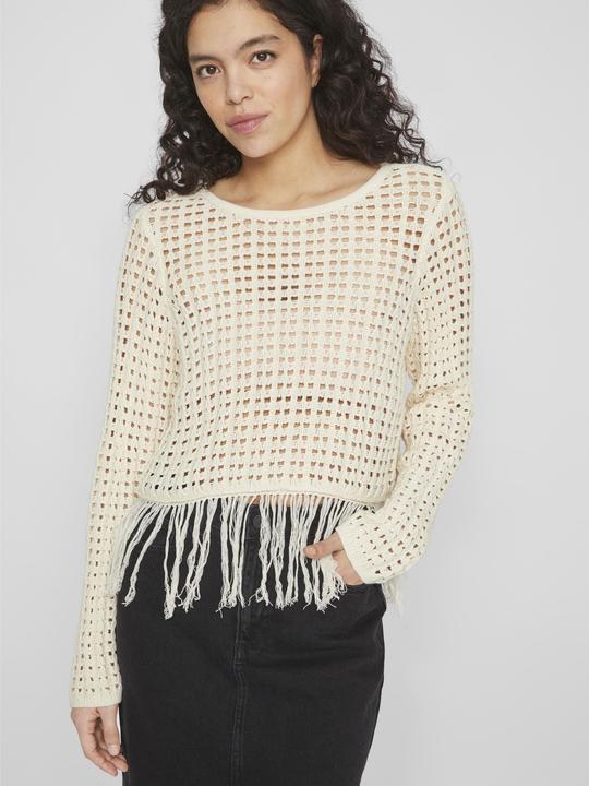 Image du produit Vila Haut en tricot à franges (S)