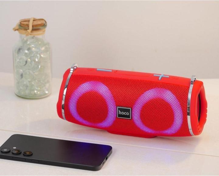 Image du produit Hoco - Wireless Speaker Sports (HC12) - Bluetooth 5.0, Shoulder Strap, 10W - Red (2 h)
