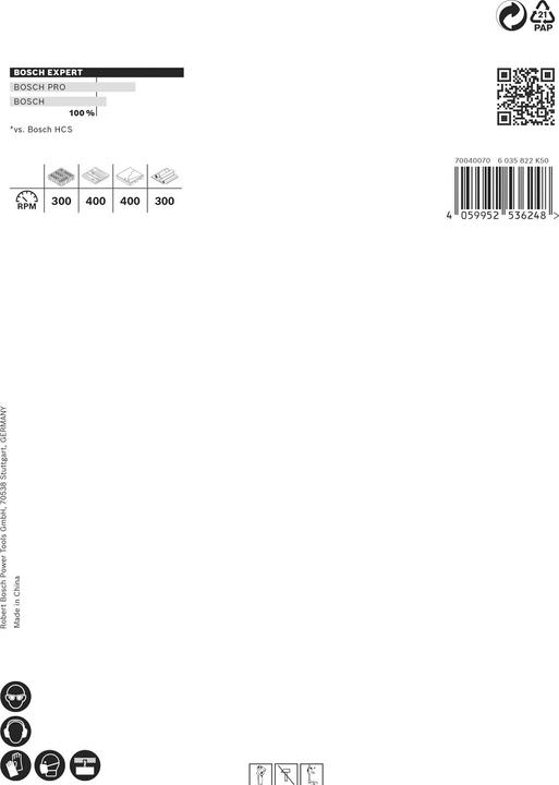Produktbild Bosch Professional Zubehör EXPERT Construction Material Lochsäge, 92 x 60 mm (92 Millimeter)