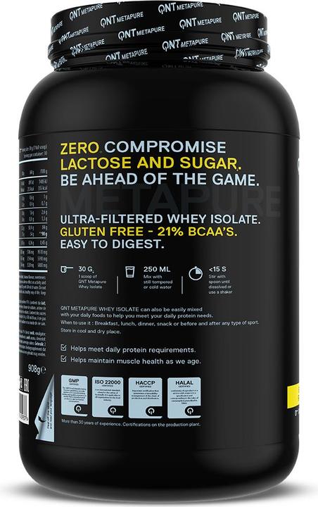 Image du produit QNT MetaPure Zero Carb (Banane, 1 pcs, 908 g)