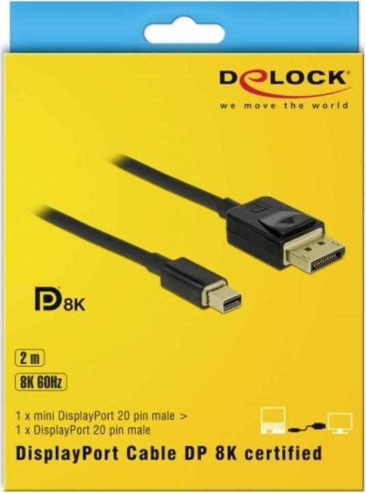 Produktbild Delock DisplayPort — Mini DisplayPort (2 m, DisplayPort)