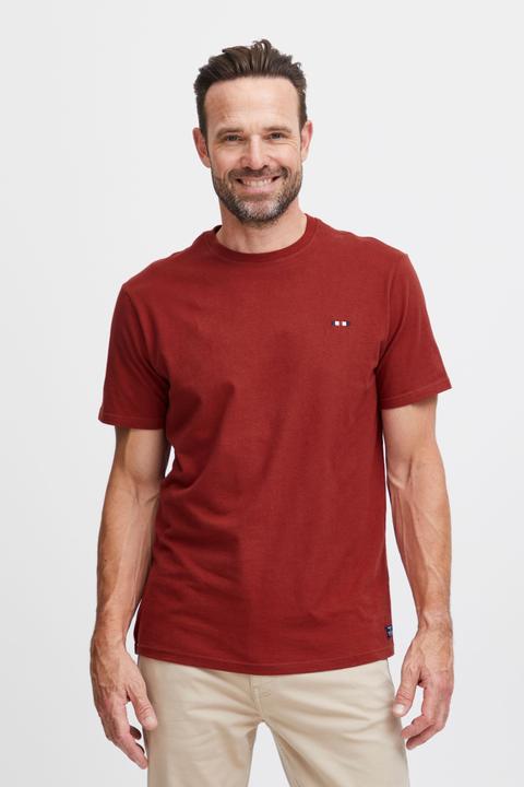 Produktbild FQ1924 FQTom SS basic tee w logo - T-shirt - 21900414 (M)