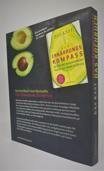 Actual product image Der Ernährungskompass - Das Kochbuch (German, Bas Chest, 2019)