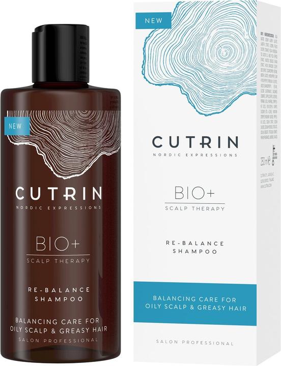 Produktbild Cutrin BIO+ Re-Balance Shampoo 250 ml (250 ml, Flüssiges Shampoo)