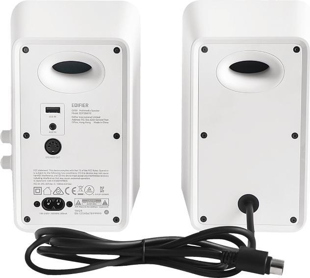 Immagine prodotto Edifier QR30 speakers (white) (1 coppia, 30 W)