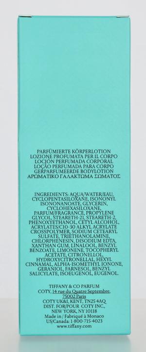 Actual product image Tiffany & Co. Body Lotion (Body cream, 200 ml)