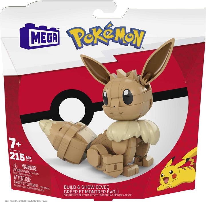 Actual product image Mega Construx Pokémon Build & Show Eevee
