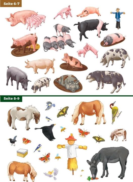 Produktbild Tiere unserer Erde. Mein Stickerbuch. Bauernhof
