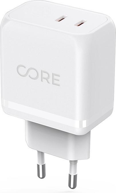 Produktbild Forever Core SMART PD Wandladegerät 2xUSB-C 45W (45 W)
