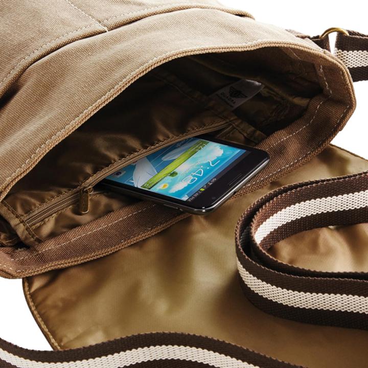 Actual product image Quadral Vintage canvas backpack 18 liters (2pcspack) (18 l)