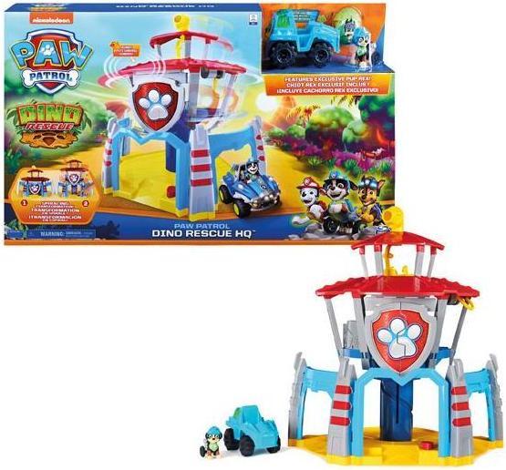 Actual product image Paw Patrol Paw Dino HQ with Rex