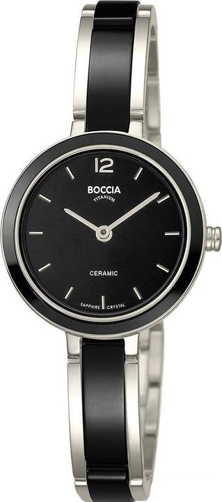 Boccia 3333-02 Damenuhr Ceramic Titanium 29mm 5ATM (Analoguhr, 29 mm)