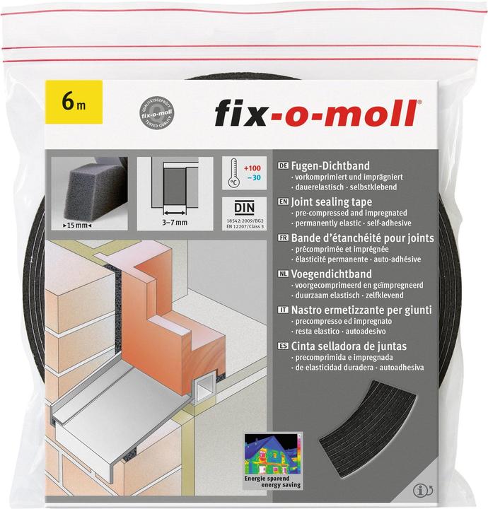 Immagine prodotto Fix-o-moll Nastro ermetizzante giunti (Antracite)
