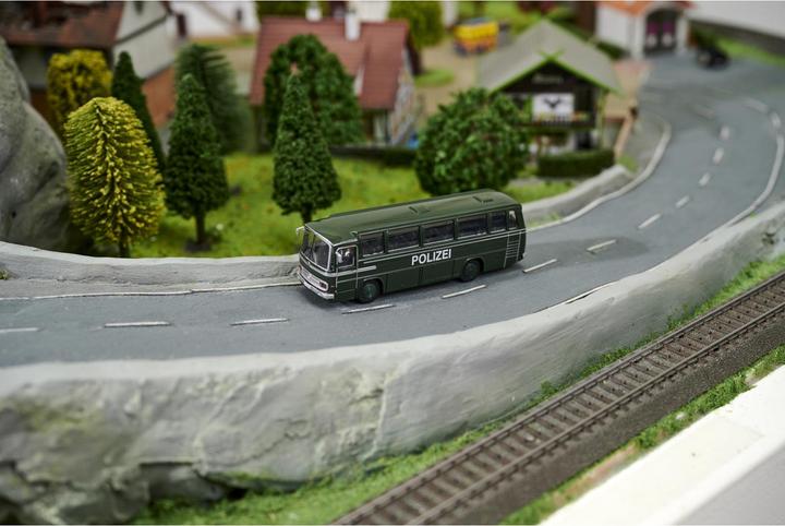 Image du produit Carson Modèle réduit 1:87 MB Bus O 302 Police 2.4G 100% RTR 1:87 RC débutant (RTR Prêt à fonctionner)