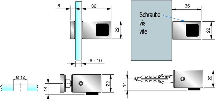 Produktbild Pauli+Sohn Türpuffer 8274 (1 Stück)
